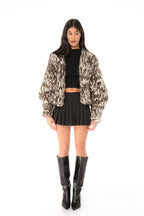 Klarza brown blend chunky knit cardigan – additional view 8