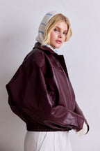 Klarza white alpaca zip balaclava – additional view 4