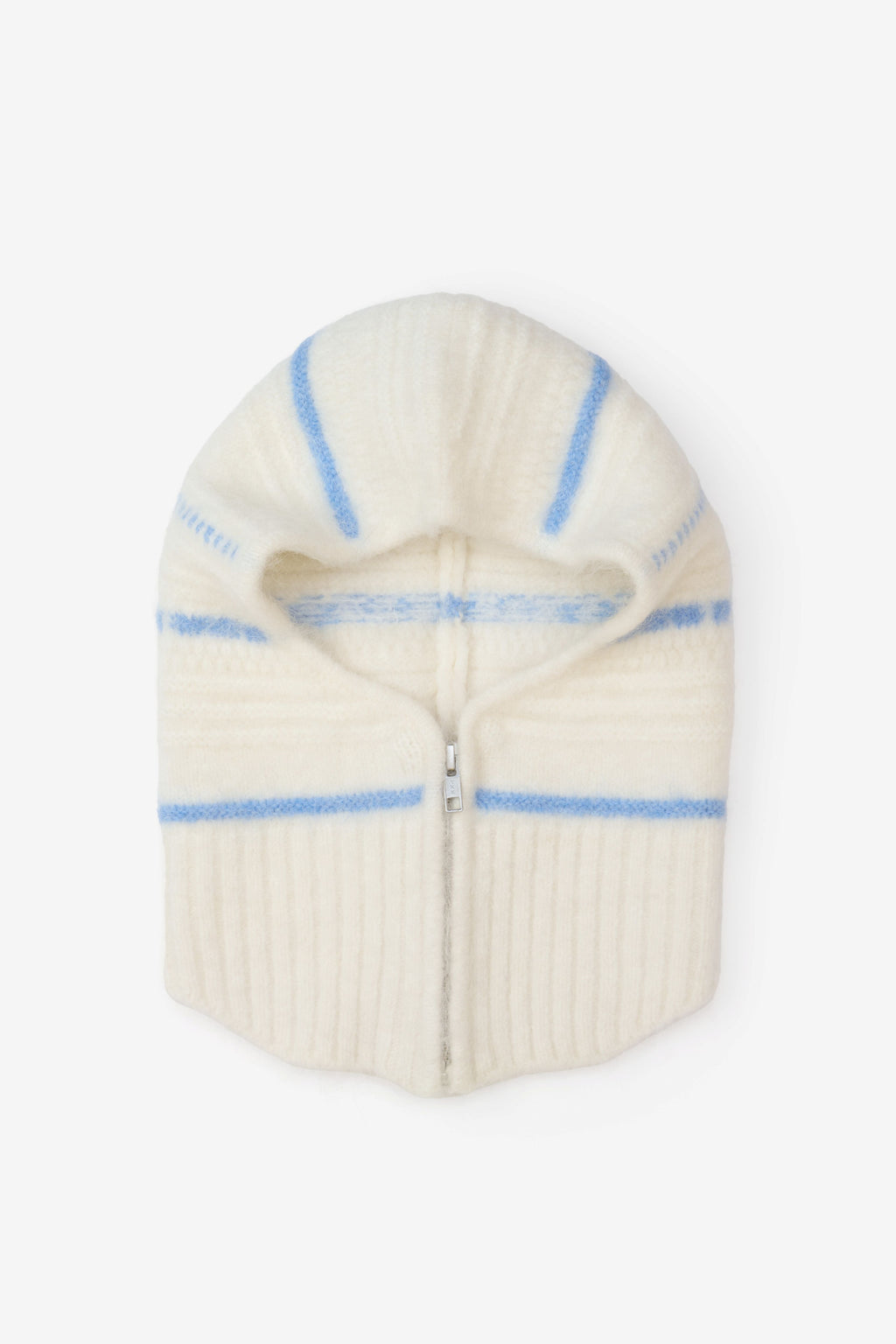 Klarza white alpaca zip balaclava – additional view 2