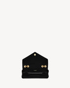 Loulou Small Quilted Shoulder Bag Black Lambskin Leather Bronze-Tone Hardware