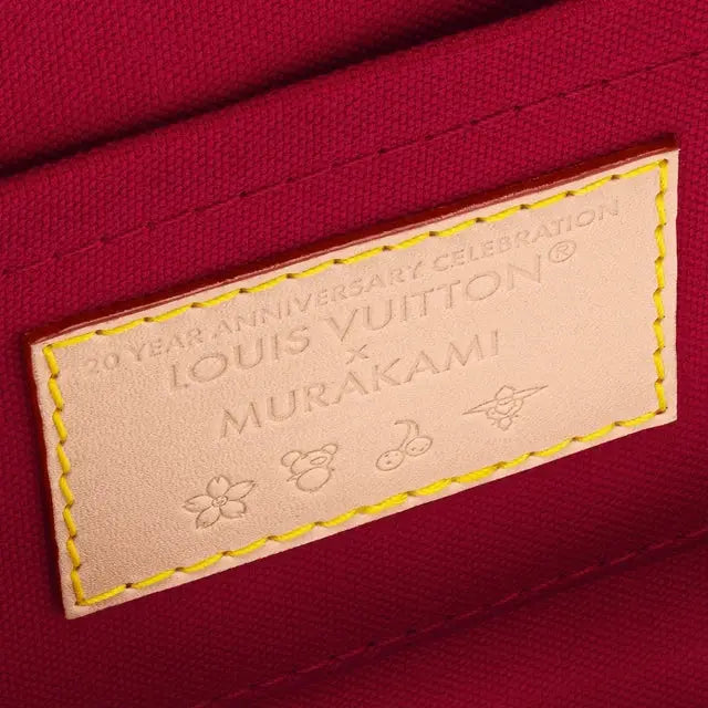 Alma BB Mini Handbag Brown Monogram Cherry Print Coated Canvas Gold-Tone Hardware