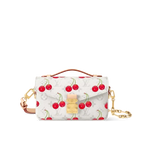 Pochette Métis East West Mini Crossbody Bag Brown Monogram Cherry Print Coated Canvas