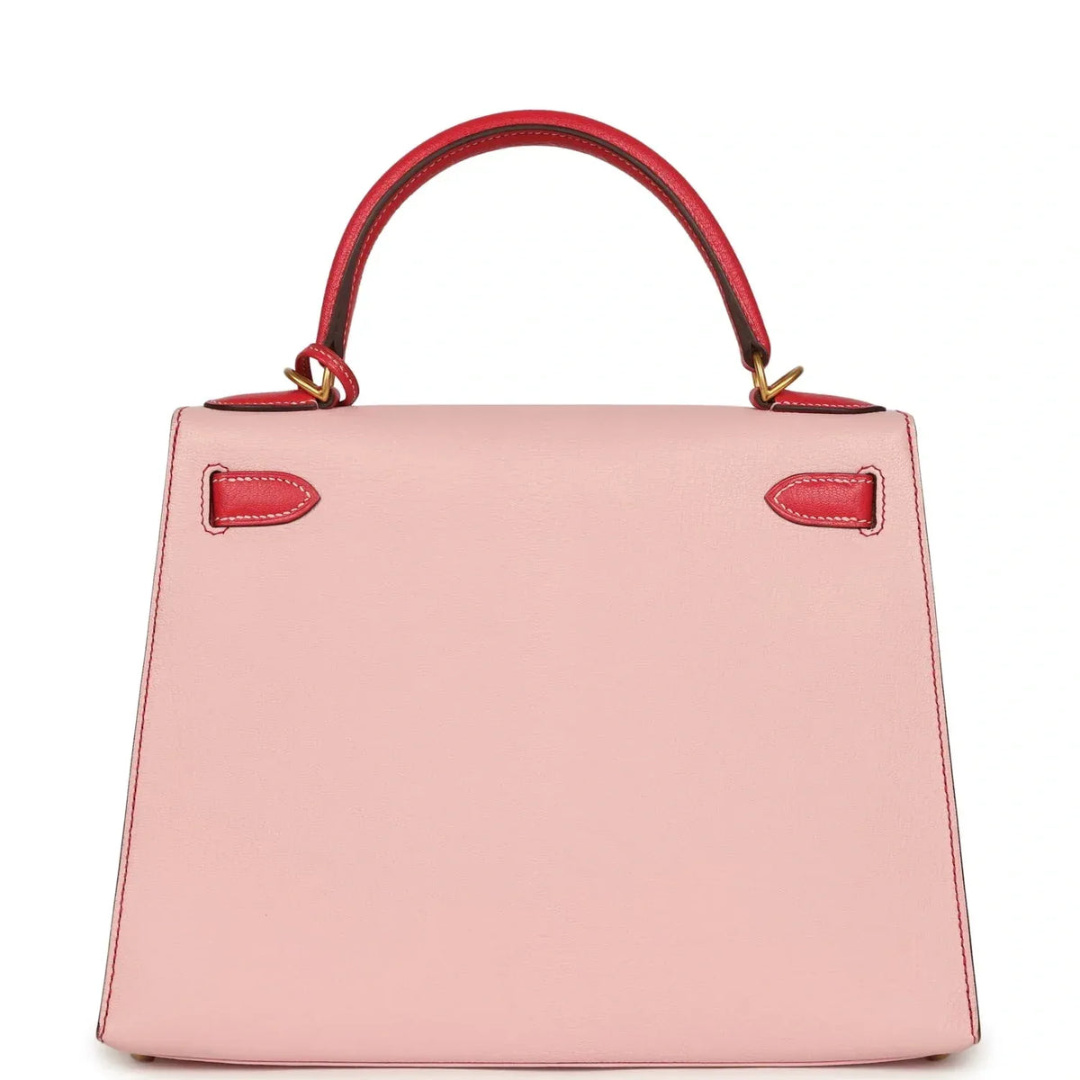 Special Order Kelly Sellier 28 Rose Sakura Rose Extreme Chevre Leather Brushed Gold Hardware